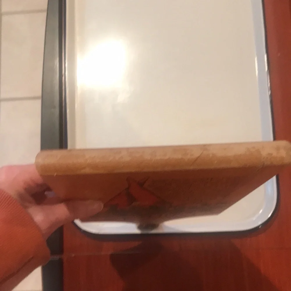 Vintage Carrot Wood Cutting Board